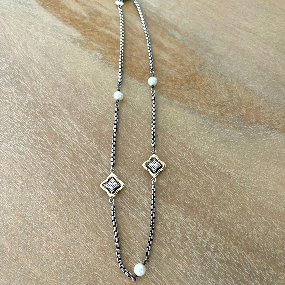David Yurman 16” Quatrefoil Necklace